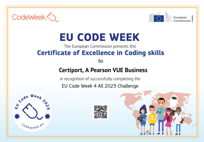 EU Code Week Certificate